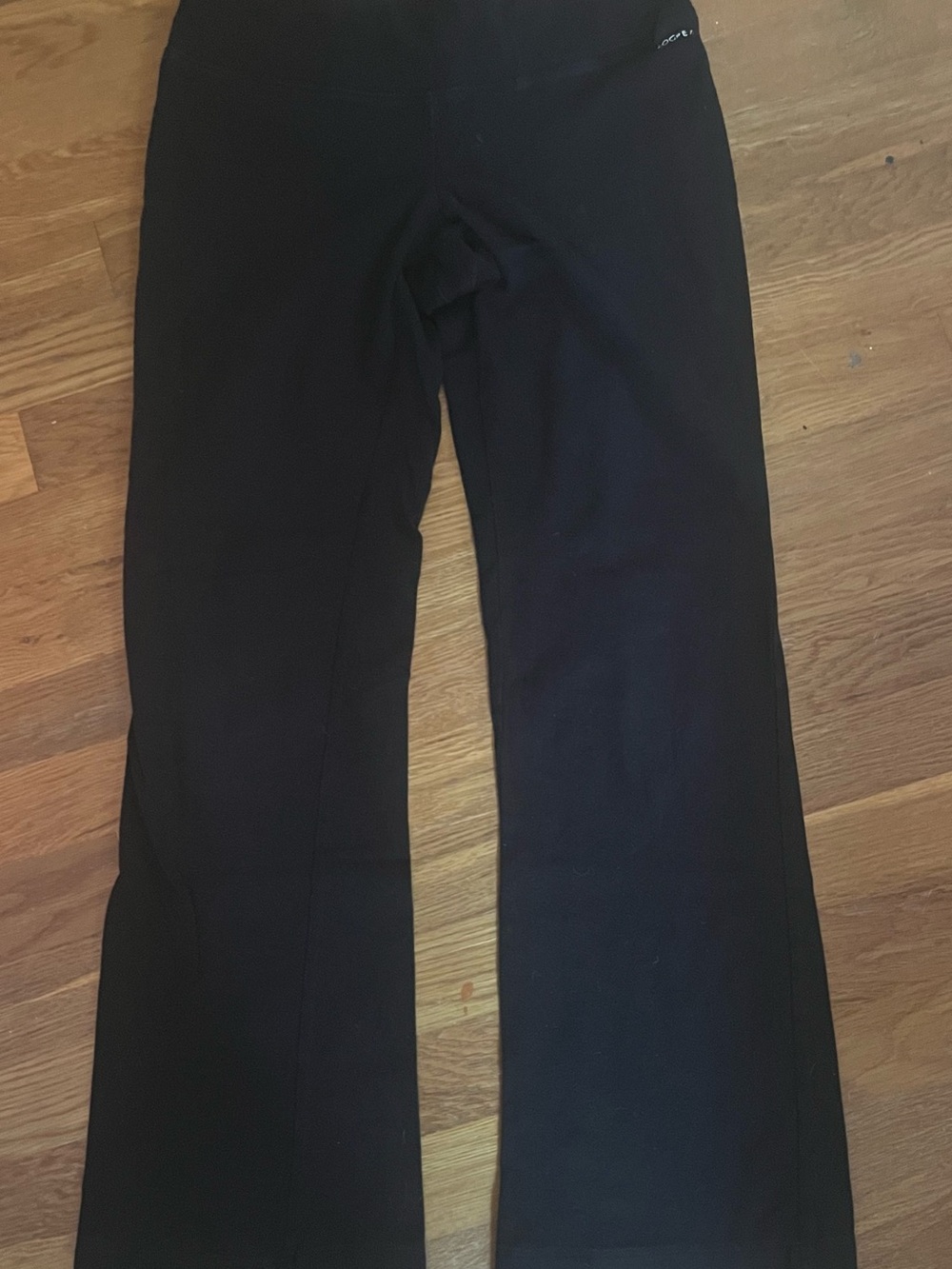 Jockey Black Stretch Boot-Cut Flare Pants